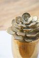 A & B Home Gold 6" Succulent Figurine-3
