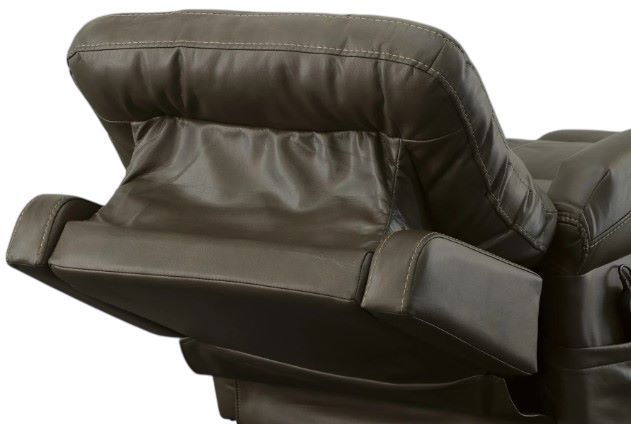 Flexsteel® Jenkins Brown Power Lift Recliner with Power Headrest and Lumbar-9