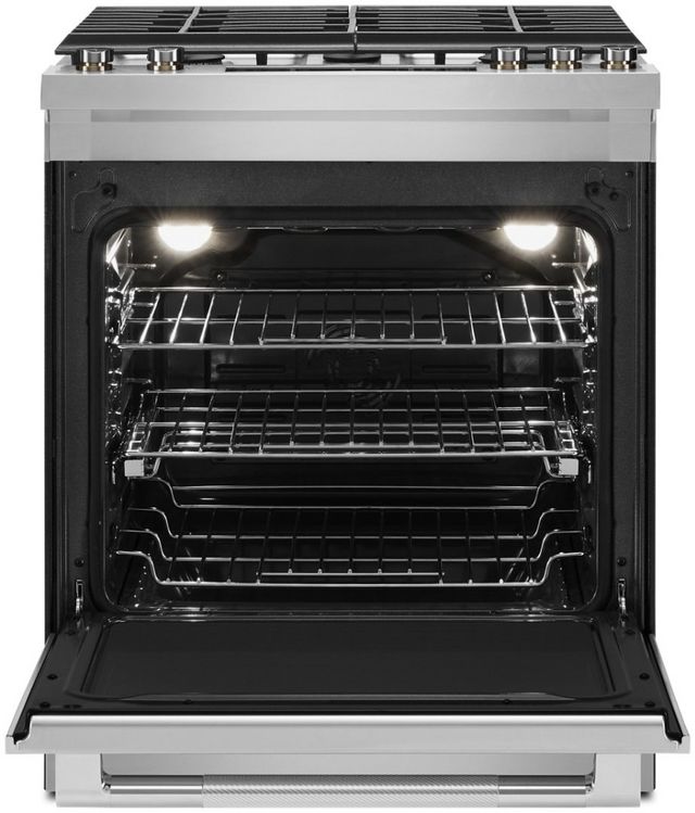 JennAir® RISE™ 30" Stainless Steel Pro Style Dual Fuel Natural Gas Range-8