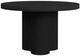 Elements International Rosalie Black Round Dining Table-3