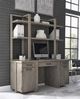 Aspenhome® Platinum Gray Linen Credenza Hutch-2