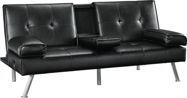 Signature Design by Ashley® Mirclay Ebony Flip Flop Sofa-2