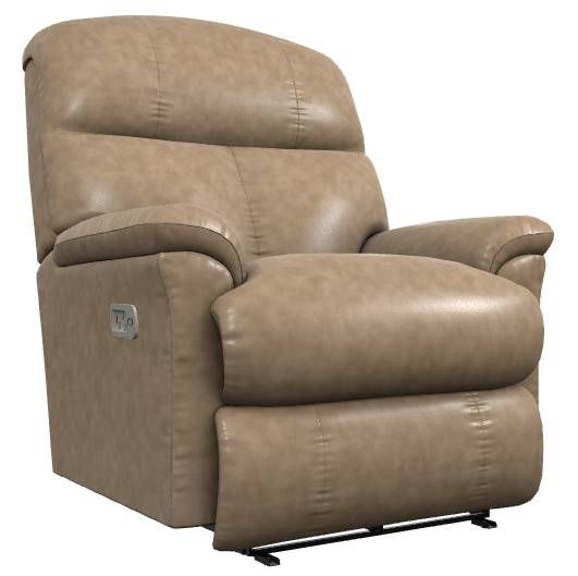 La-Z-Boy® Reed Beige Leather Power Wall Recliner with Headrest and Lumbar-0