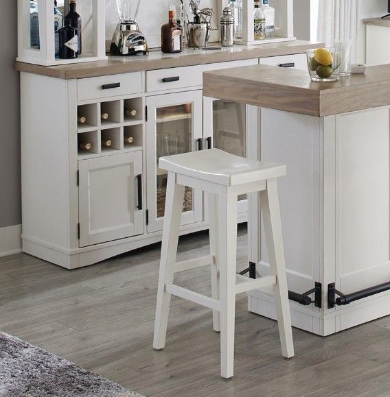 Parker House® Americana Modern Cotton Bar Stool-1