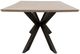 Parker House® Crossings Monaco Weathered Blanc Rectangular Dining Table with Black Base -3