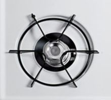 Summit® 24" White Gas Cooktop-2
