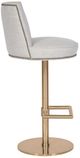 Vanguard® Furniture Michael Weiss Donegal Norfolk Nickel/Satin Brass Counter Stool-2