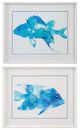 Bassett Mirror 2-Piece Watercolor Fish Framed Print Set-0