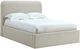 Modus Furniture Virgil Off-White/Ricotta Full Upholstered Panel Bed-0