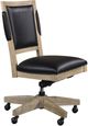 aspenhome® Harper Point Bleached Khaki Office Chair-0