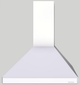 Vent-A-Hood® 36" White Wall Hood-0