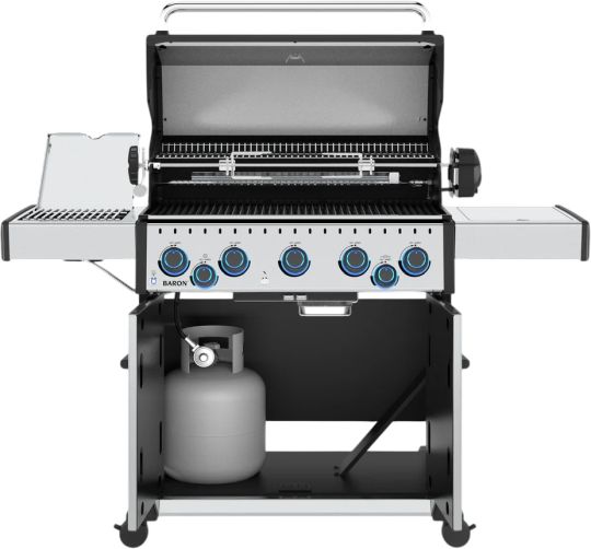 Broil King® Baron™ S 590PRO Infrared 3-Burner Stainless Steel Freestanding Natural Gas Grill-1