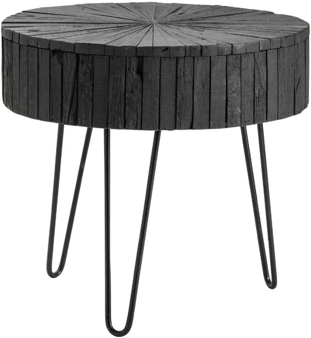 Crestview Collection Drummond Black Side Table-0