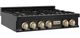 ZLINE Autograph Edition 36" Black Stainless Steel Gas Rangetop with Polished Gold Accents-1