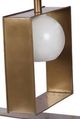 Crestview Collection Niles Antique Brass Medium Square Pendant-1
