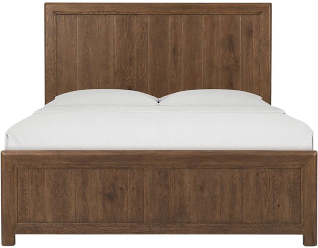 Hooker® Furniture Driftwood Worn Saddle Queen Panel Bed-1