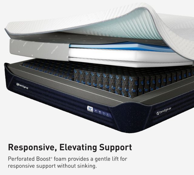 BEDGEAR® M3 Original Performance® 12" Hybrid Firm Tight Top Split Head King Mattress in a Box-1
