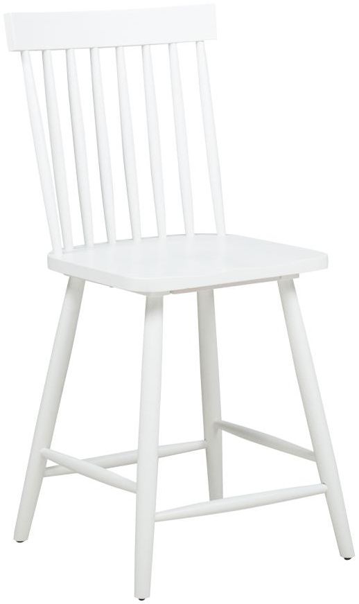 Coaster® Andrews 2-Piece White Counter Height Dining Side Chair Set-3
