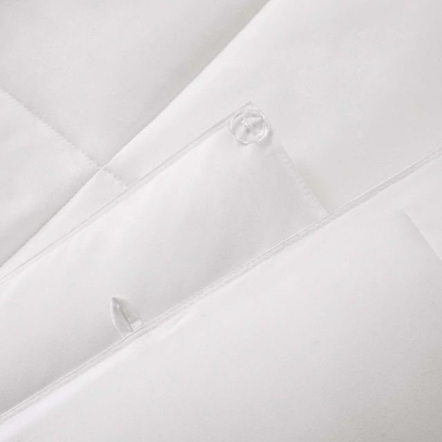 Olliix by Premier Comfort White Full/Queen Benton All Season 2 in 1 Down Alternative Comforter-1