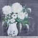 StyleCraft Late Summer Bouquet Dark Gray/Green/White Wall Art-1