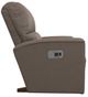La-Z-Boy® Cade Stone Leather Power Rocking Recliner with Headrest-3
