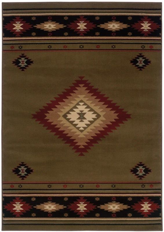 Oriental Weavers™ Hudson 5'x8' Style 7 Area Rug-0