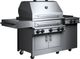 Kalamazoo™ Hybrid Fire K750HS 3-Burner Stainless Steel Freestanding Natural Gas Grill With Side Burner-1