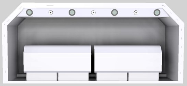 Vent-A-Hood® Designer Series 54" White Wall Mounted Range Hood-3
