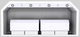 Vent-A-Hood® Designer Series 54" White Wall Mounted Range Hood-3
