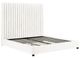 TOV Furniture Arabelle White Queen Upholstered Panel Bed-4