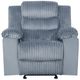 New Classic® Home Furnishings Willow Gray Manual Glider Recliner-2
