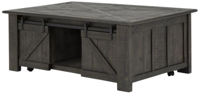 Magnussen Home® Garrett Weathered Charcoal Lift Top Cocktail Table-2