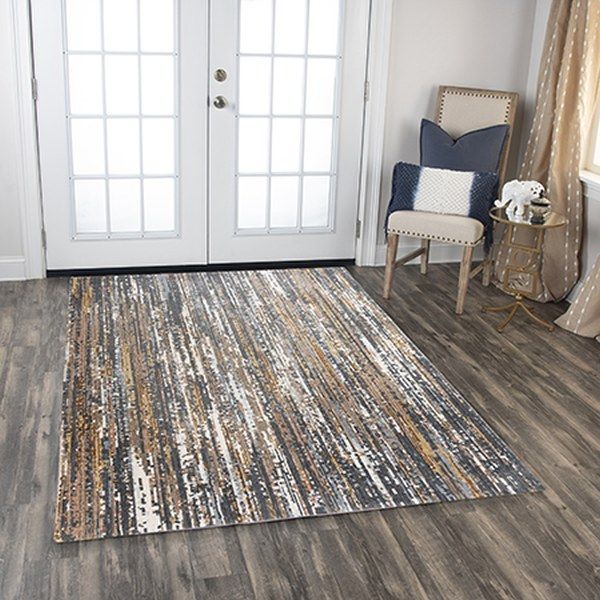 Rizzy Home Jasper Brown 5'x8' Rectangular Rug-2