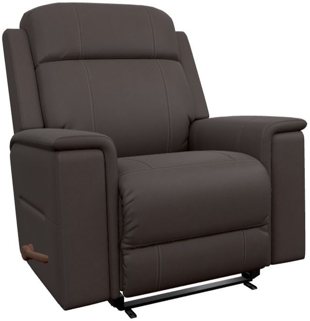 La-Z-Boy® Ace Chocolate Leather Manual Wall Recliner-0