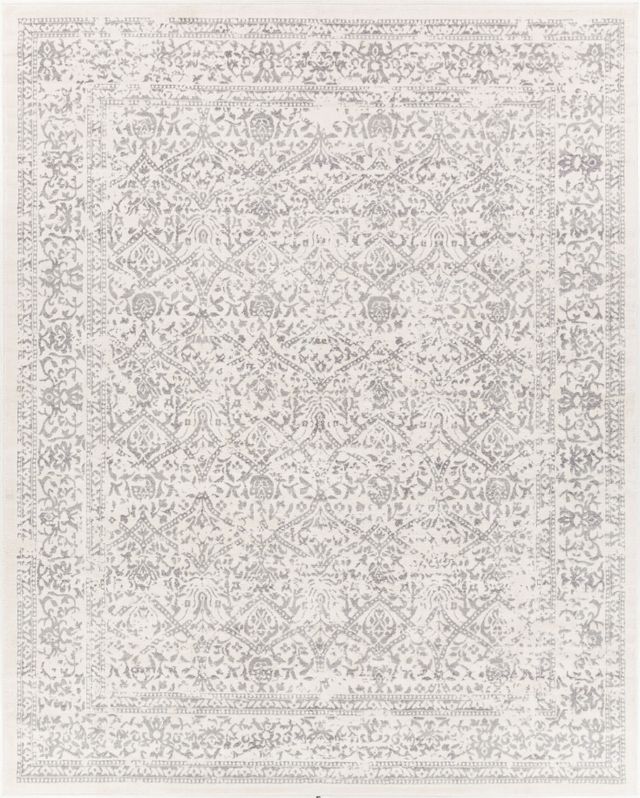 Surya Roma Charcoal/Off-White 5'x7' Area Rug-0
