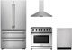 Thor Kitchen® 4 Piece Stainless Steel Gas Kitchen Package-0