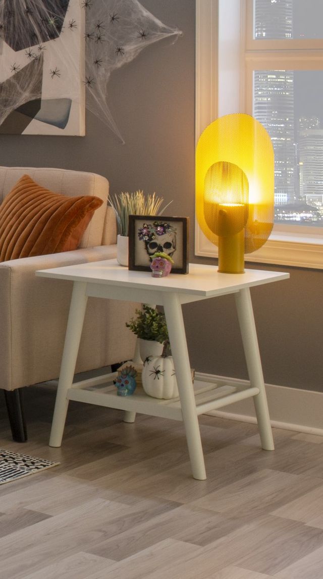 Linon Cosgrove White Accent Table-3