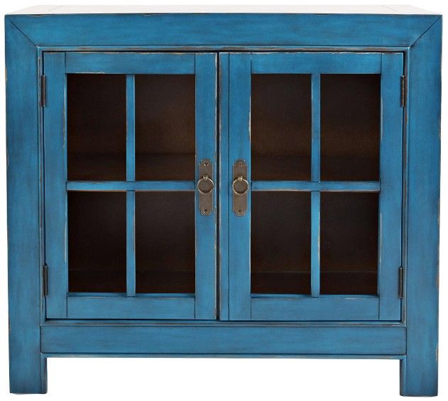 Jofran Inc. Aquitaine Azure Small Cabinet-1