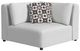 Elements International Zandara 5-Piece Beige Olefin Outdoor Modular Sectional-2