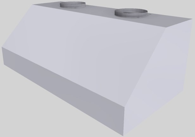 Vent-A-Hood® 48" White Wall Mounted Range Hood-3