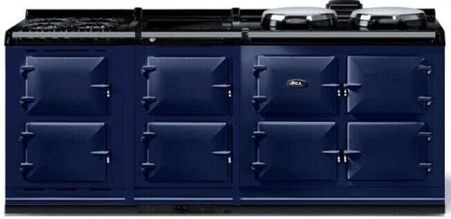 AGA™ eR7 210 Classic Cast Iron 83" Dark Blue Pro Style Dual Fuel Range-0