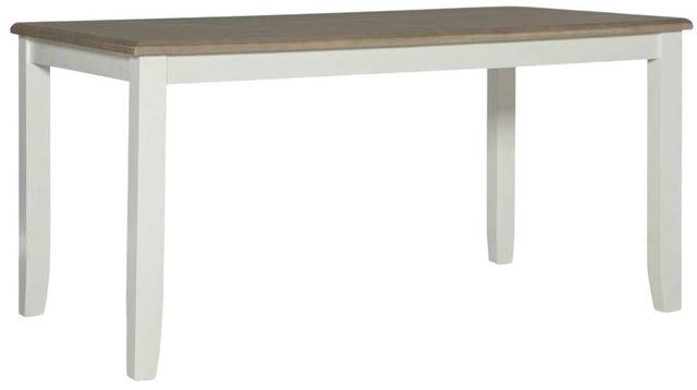 Powell® Jane 5-Piece Gray/Vanilla White Dining Set-2