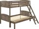 Coaster® Flynn Weathered Brown Twin/Full Bunk Bed-0