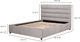 Moe's Home Collection Takio Light Grey King Bed-1