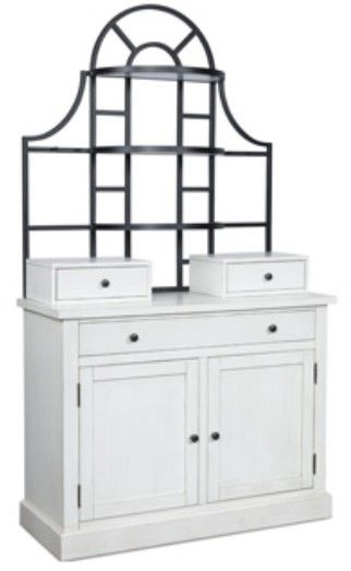 Signature Design by Ashley® Greddinton Antique White Bakers Rack Base-1