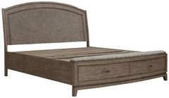 Liberty Furniture Avalon Coffee Bean Queen Panel Storage Bed