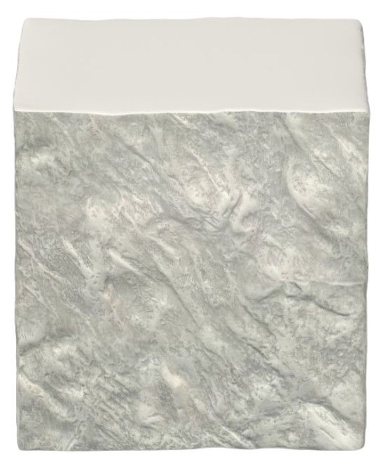 Sunset West Bone White Glass Fiber Reinforced Concrete Square Outdoor End Table-1