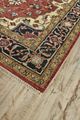 Feizy Ustad Dark Red/Black 7'9" x 9'9" Rug-1