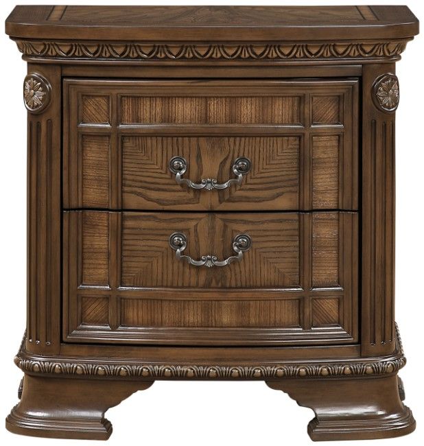 Homelegance® Brown Nightstand-1