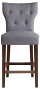 Olliix by Madison Park Grey Avila Tufted Back Counter Stool-4